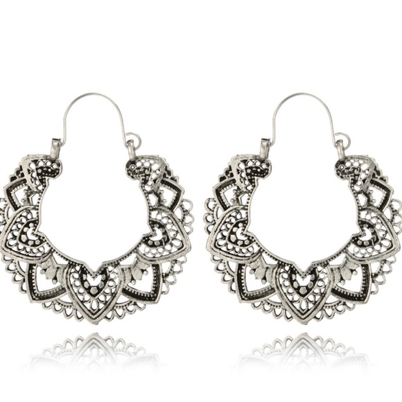 3/$30 Silver Boho Earrings - Picture 5 of 7